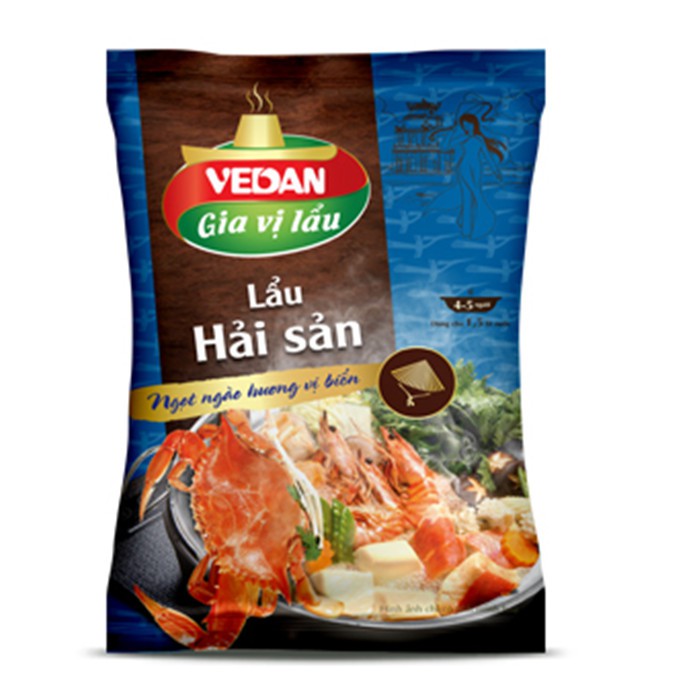 Gia vị lẩu hải sản Vedan 60g/gói
