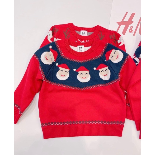Áo len 2 lớp HM Noel cho bé siêu xinh