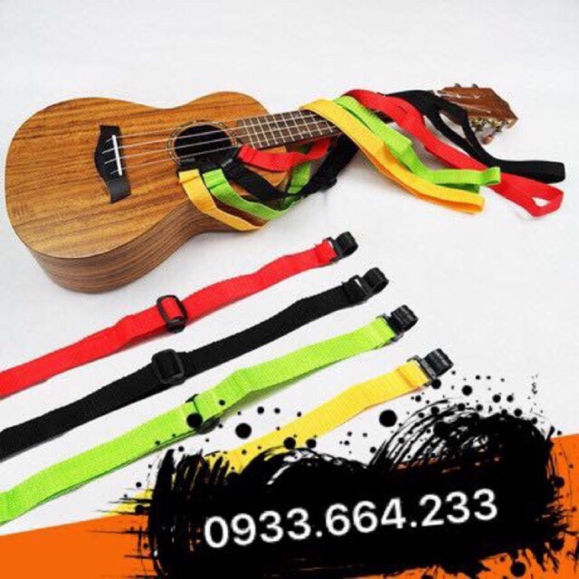 Dây đeo đàn Ukulele/Guitar để chơi đàn ở tư thế đứng (Tài khoản Shopee duy nhất: gothic.cosplay )