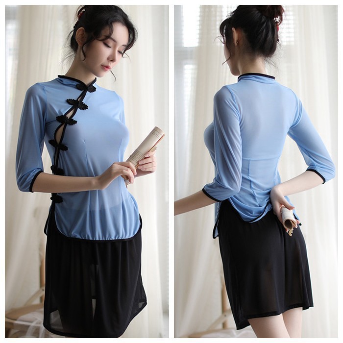 Bộ Cosplay Sườn Xám | Xường Xám Siêu Sexy Gợi Cảm Freesize Cho Các Bạn Nữ Thêm Quyến Rũ Có 3 Mẫu Tùy Chon