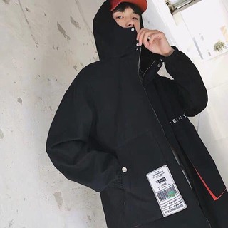 Áo khoác jacket kaki 2 lớp barcode unisex