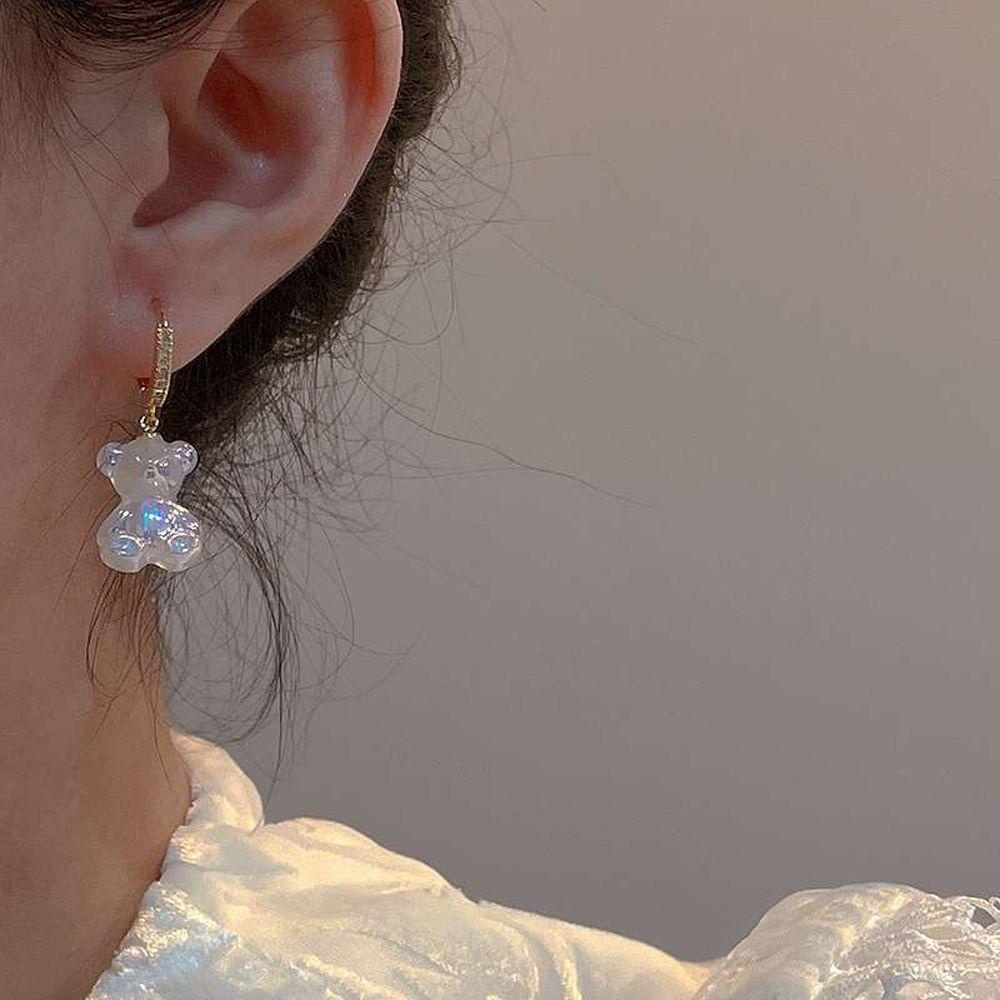 1 Bông Tai Hình Chú Gấu Đáng Yêu Thời Trang Cho Nữ