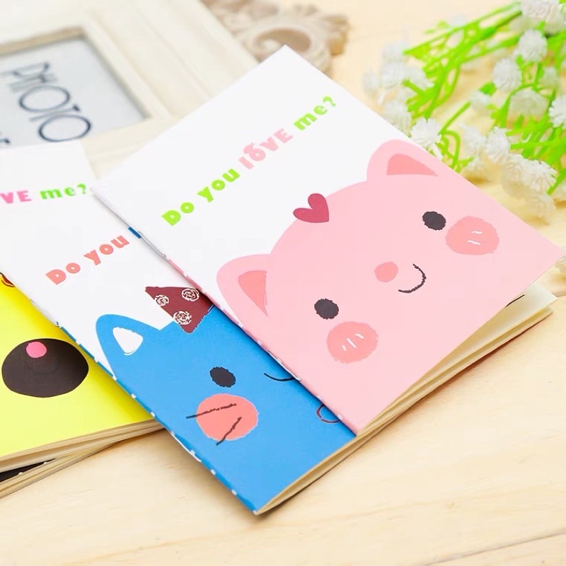 Sổ tay mini hình cute đáng yêu 🧸 HÀNG CÓ SẴN ‍♀️ 36 trang