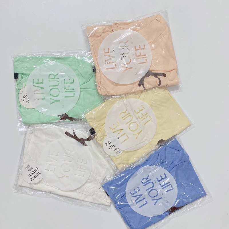 Áo Giữ Nhiệt Cho Bé Trai Bé gái Minkymom cổ 3 phân phong cách Korea Cho Bé 1 Đến 5 Tuổi
