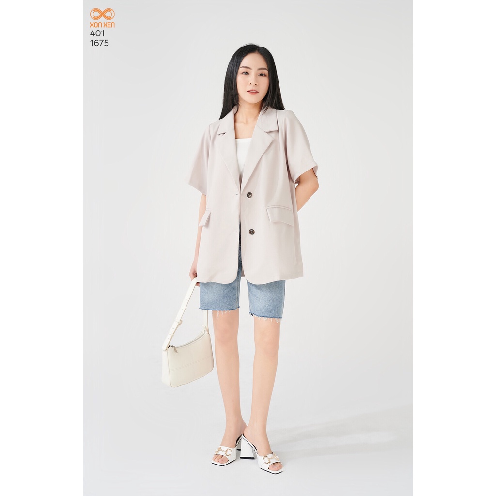 Áo Khoác Vest XONXEN SHOP Ngắn Tay Thời Trang Freesize Mã 401