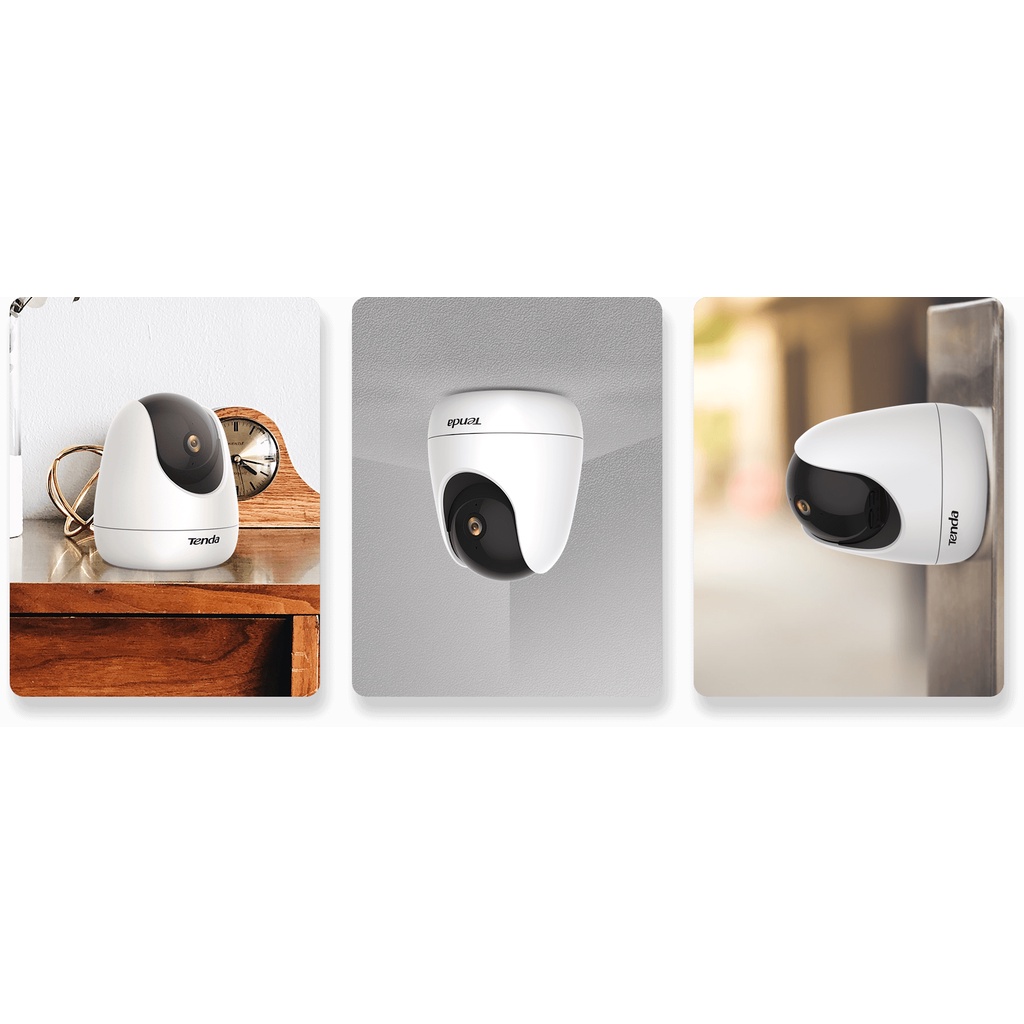 Camera IP Wifi xoay 360 TENDA CP3 full HD 1080p, hàng chính hãng bảo hành 24 tháng