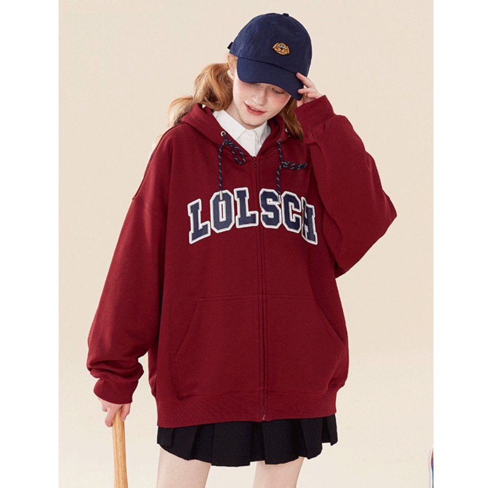 Áo Khoác Nỉ Bông SCH Hoodie Zip form rộng Unisex Nam Nữ (Ảnh Thật/Có Sẵn) ZoZo