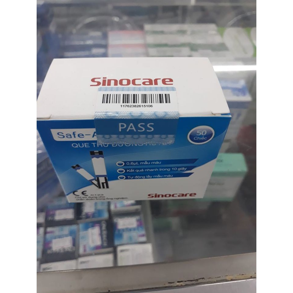 Que Thử Đường Huyết Safe Accu SINOCARE