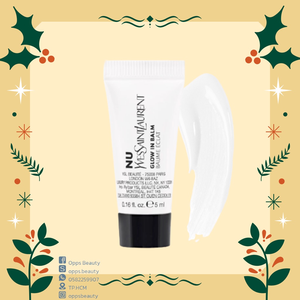 Kem lót cho da khô chống dày phấn YSL Nu Glow In Balm Face Priming Moisturizer