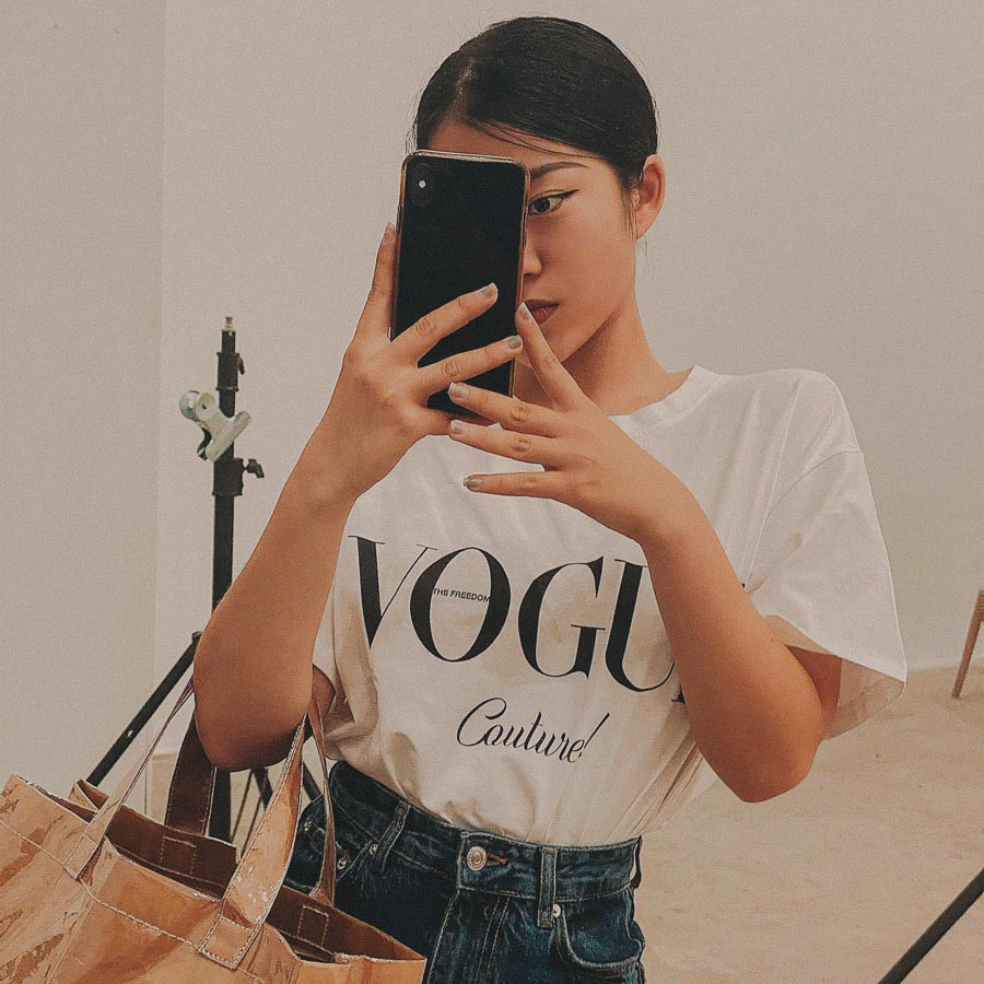 Áo thun nam nữ Vogue SS4W - TheFreedom