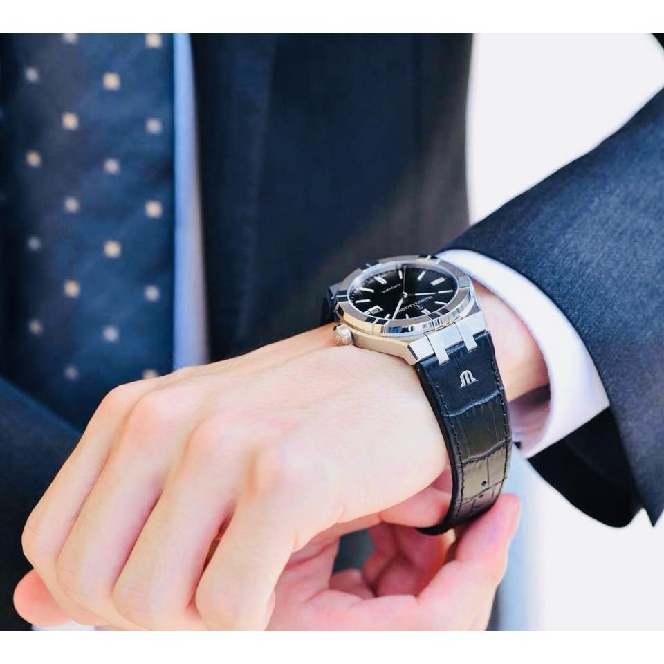 Đồng hồ nam Maurice Lacroix - Máy Automatic - Mặt kính Sapphire - Dây da