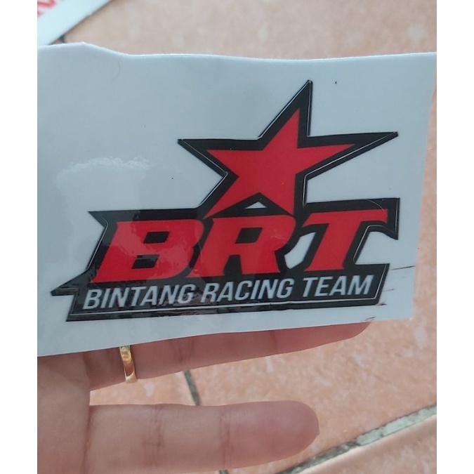 Combo 2 Tem Decal BRT Racing Team Dán Xe Giá Rẻ