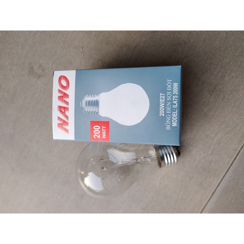 BÓNG ĐÈN SỢI ĐỐT/ BÓNG DÂY TÓC- 200W NANO