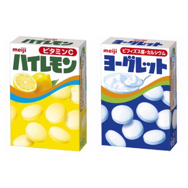 Sữa chua khô Meiji hộp 18 viên - Nhật Bản date 2020