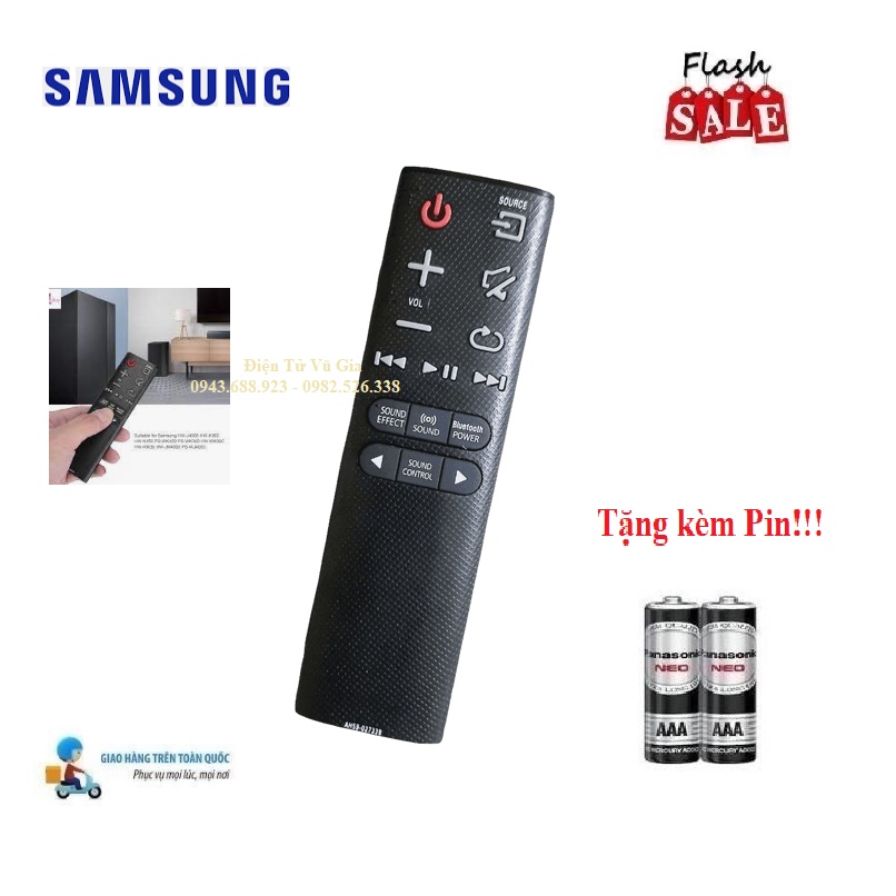 Remote Điều Khiển dàn âm thanh Samsung AH59-02733B Cho Samsung Soundbar HW PS KM HW-KM Hàng loại tốt