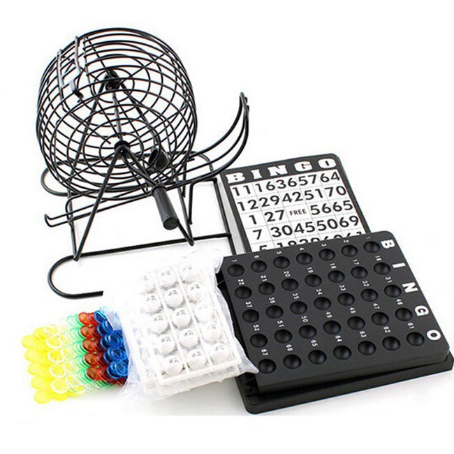 Bộ Đồ Chơi Lô Tô Bingo lồng sắt - BX1271