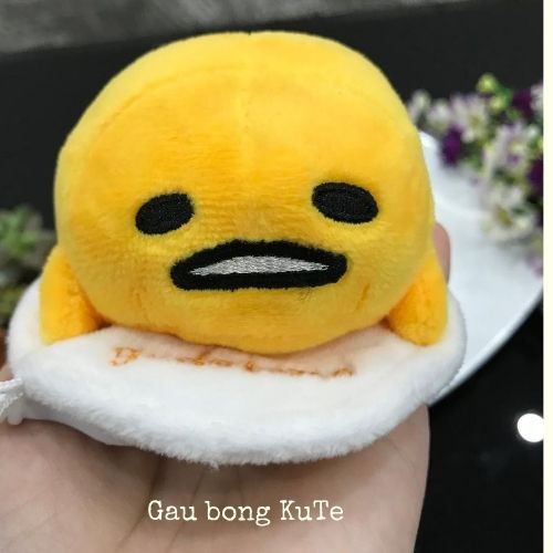 Gấu bông trứng lười móc khoá