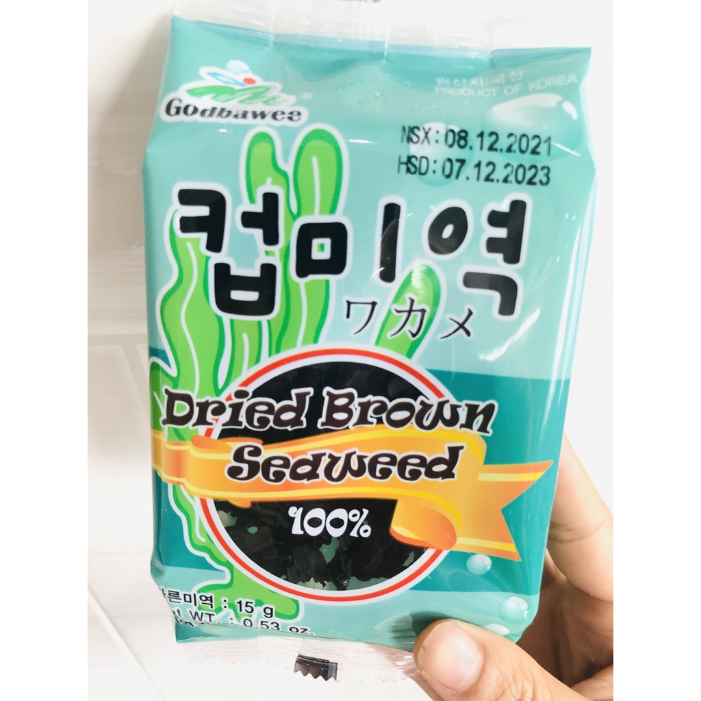 RONG BIỂN NẤU CANH Godbawee 15G_ CANH TẢO BIỂN