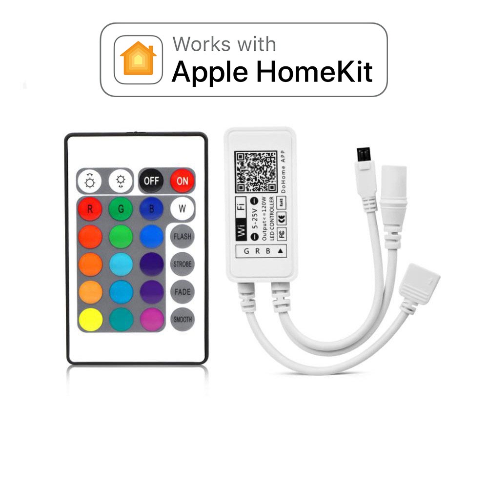 Điều khiển LED Strip RGB Homekit/Dohome LED RGB qua wifi, hồng ngoại
