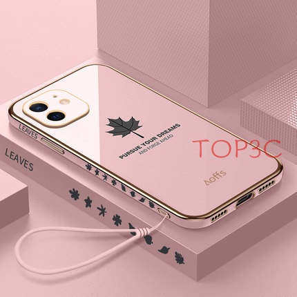Ốp lưng iPhone 11 ốp lưng iPhone 12 Ốp Điện Thoại Hình Lá Phong Cho iphone 11 13 pro max 12 pro max 11 pro max FY