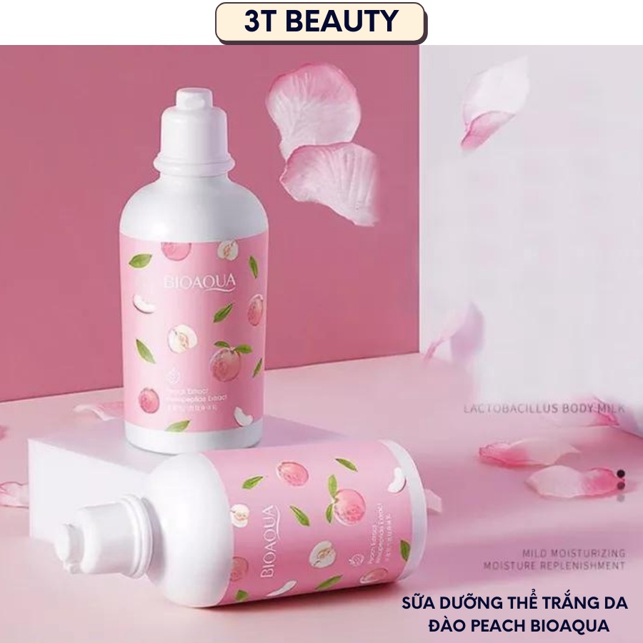 Sữa dưỡng thể trắng da dưỡng da chuyên sâu đào Peach Bioaqua
