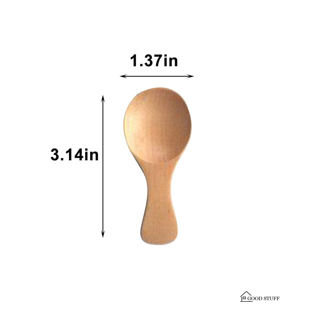 Muỗng Gỗ Mini Tự Nhiên Tiện Dụng Cho Nhà Bếp