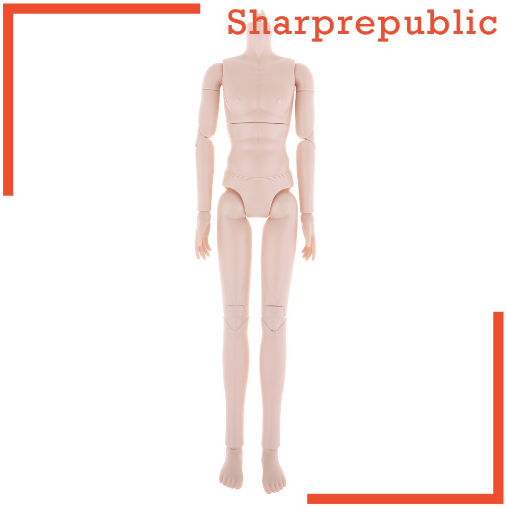 Cơ thể búp bê nam BJD 1/6 tự lắp ráp bằng nhựa chất lượng cao