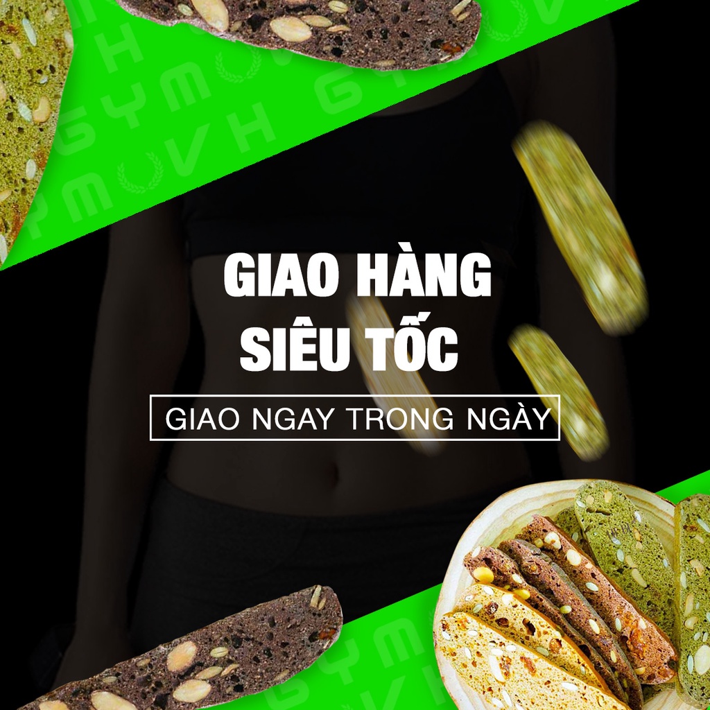 Bánh Biscotti Ăn Kiêng Cắt Lát EAT CLEAN/ KETO/ DAS