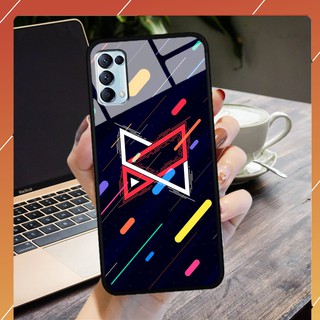Ốp lưng kính 3D Oppo Reno 5