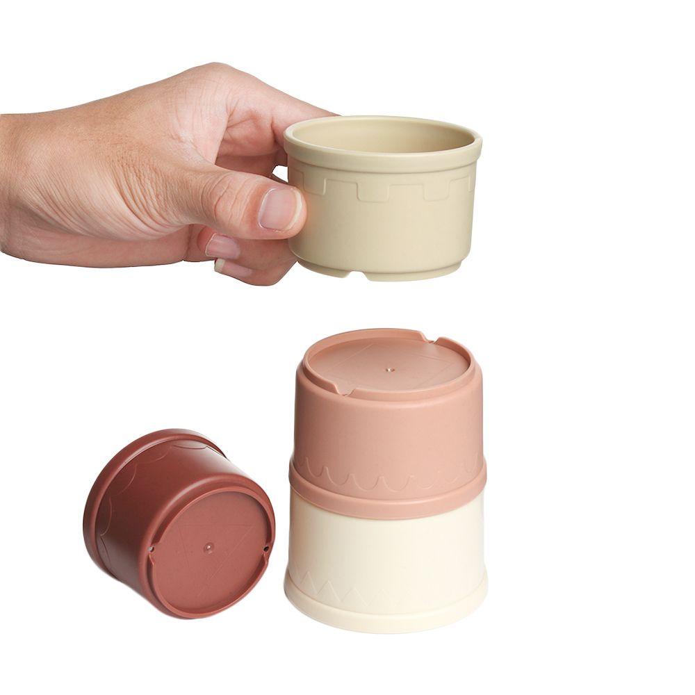 Đồng Hồ Cát Xếp Chồng Hình Tháp Màu Cầu Vồng Cho Bé Khi Tắm