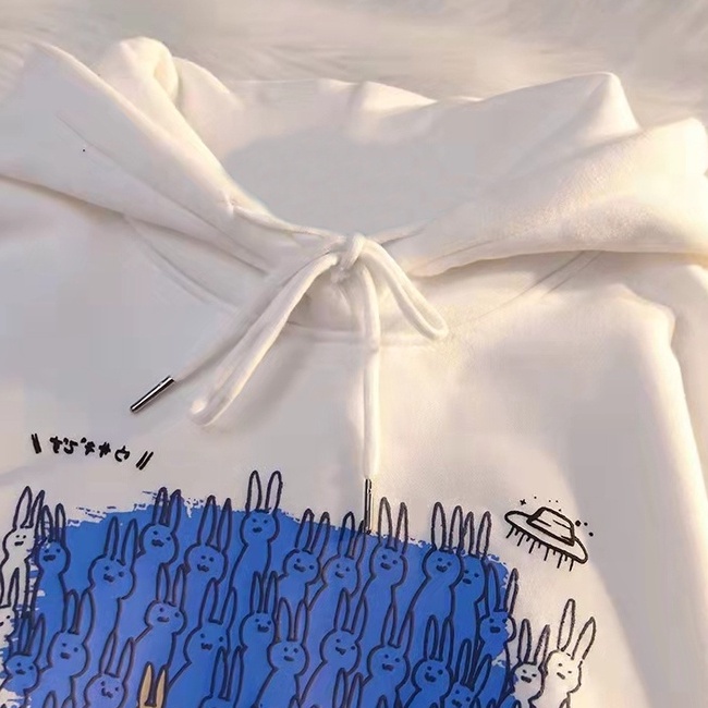 【ZHELIHANGFEI】Áo Hoodie Tay Dài Form Rộng Theo Phong Cách Mỹ Dễ Phối Đồ