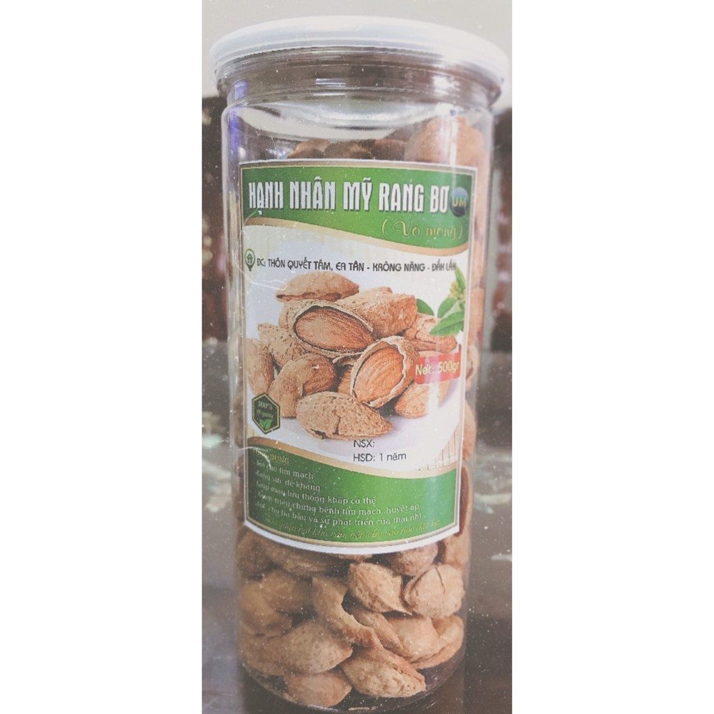 HẠNH NHÂN MỸ RANG BƠ (VỎ MỎNG)