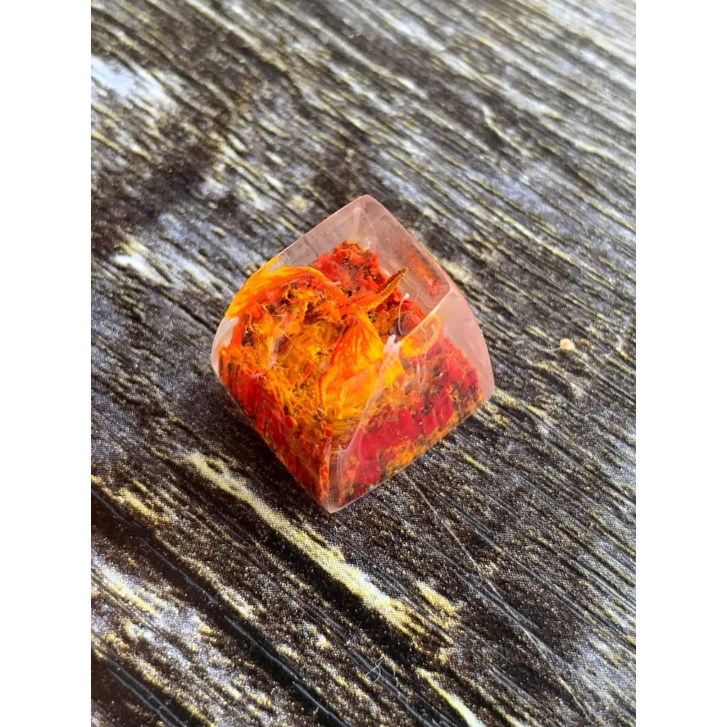 Keycap resin bàn phím cơ SA R1 Rồng lửa