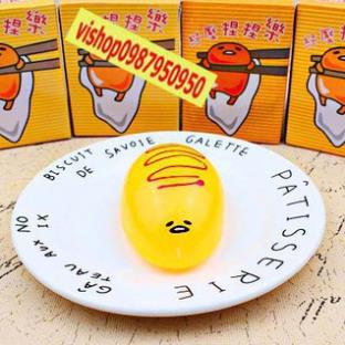 GUDETAMA SQUIShY trứng trút giận bánh ú