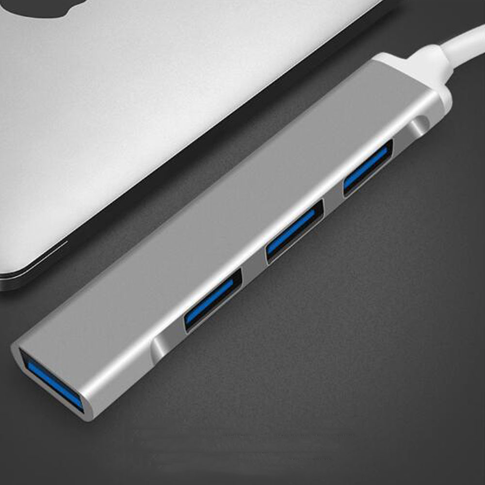 Hub Chia 4 Cổng Usb 3.0 Nhiều Màu Sắc Cho Macbook Air / Pro Otg Usb C