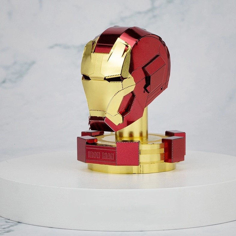 Mô Hình Kim Loại Lắp Ráp 3D Metal Head Marvel Nón Iron Man [chưa ráp]