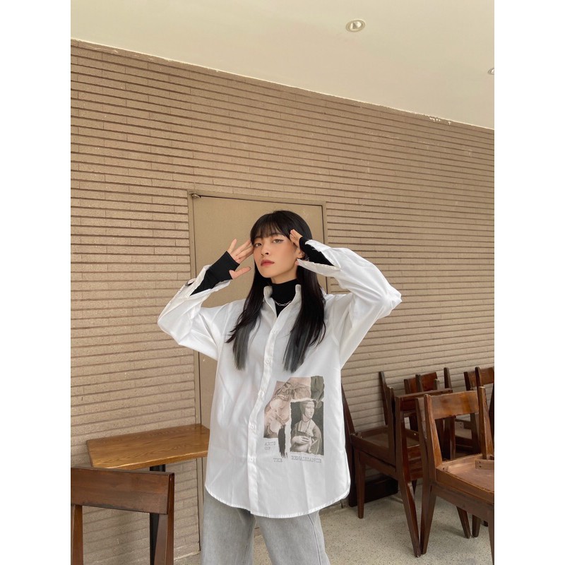 Iconic Art Shirt - áo sơ mi chi tiết in