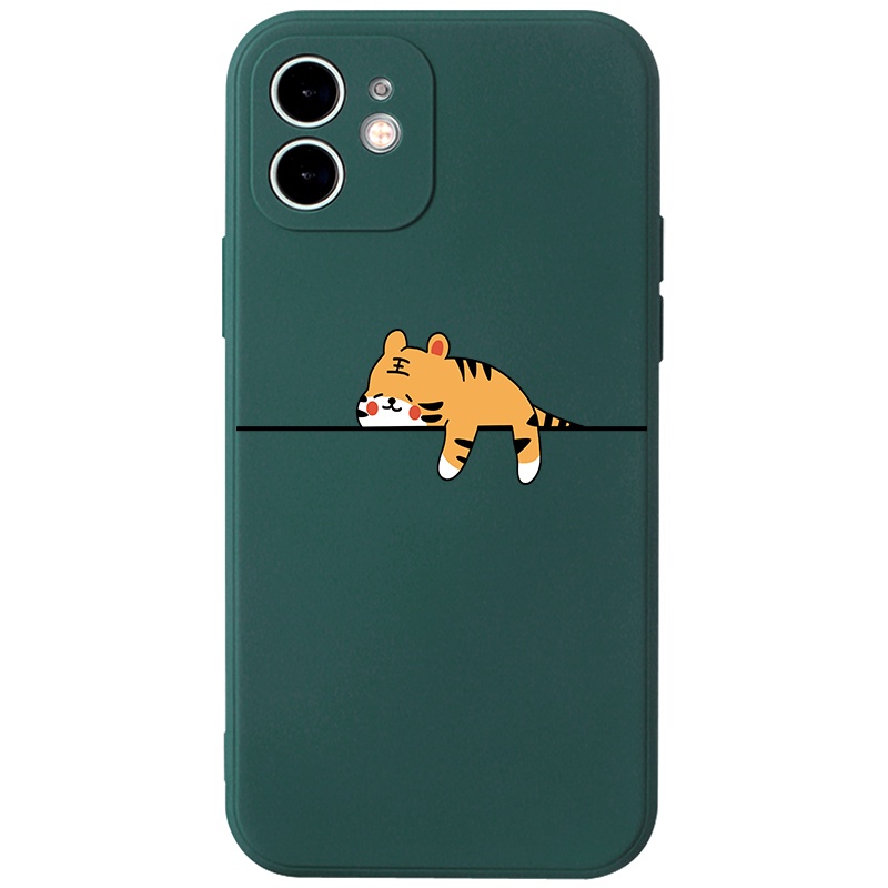 Ốp lưng JURSUE chống bẩn hoạt hình dễ thương đẹp cho iPhone 13 12 11 Pro Max SE 2020 X XR XS 8 7 ip 6S 6 Plus kute Y1797