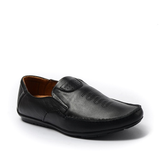 GIÀY BQ - Giày lười nam xỏ quai phối họa tiết nam tính màu đen, GC 5946 Đổi trả trong 30 ngày