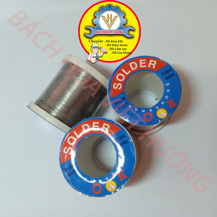 [HÌNH THẬT]Thiếc Hàn SOLDER-Ok 0.8mm Cuộn To 100g Chất Lượng Cao