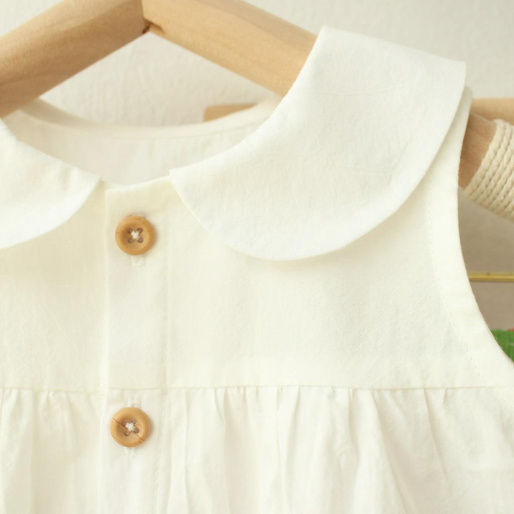 Quần áo trẻ em, Bộ đồ 3 lỗ cổ sen quần hoa chất liệu thô cotton 100% hàn quốc mềm mát thấm hút mồ hôi tốt cho bé