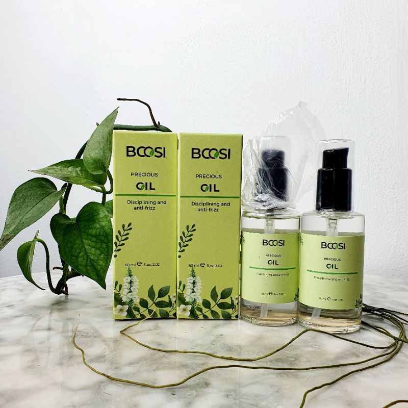 Tinh dầu dưỡng tóc thiên nhiên siêu mượt Bcosi precious oil 60ml hàng chính hãng