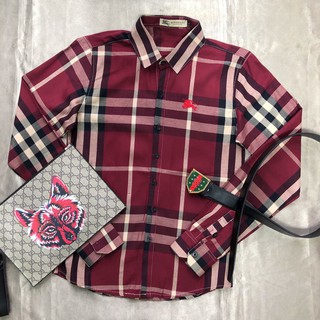 [HIT] Sơ Mi Kẻ BBR Dài Tay