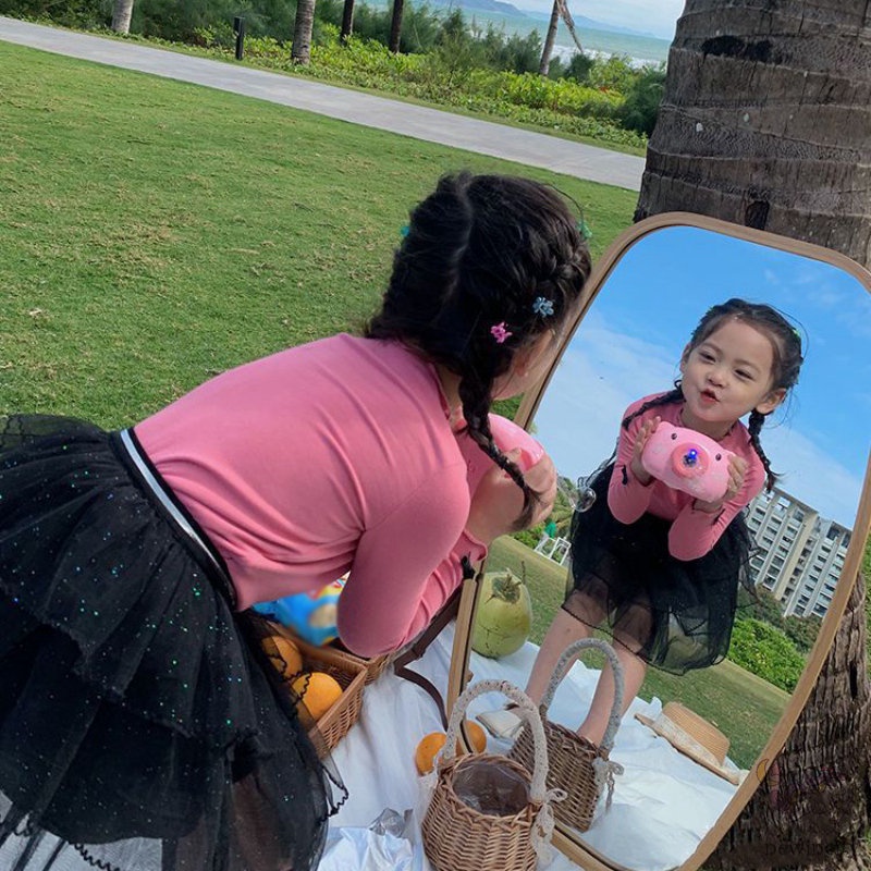 Áo thun tay dài chất liệu cotton thời trang xuân thu cho bé gái