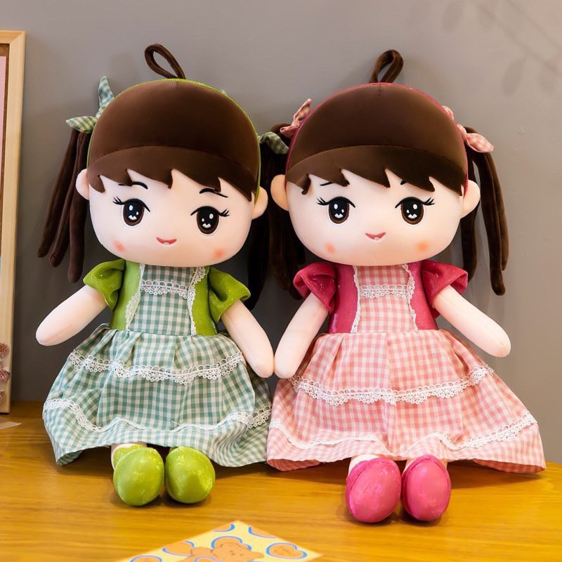 Búp Bê Váy kẻ quà tặng cho bé size 40-60cm