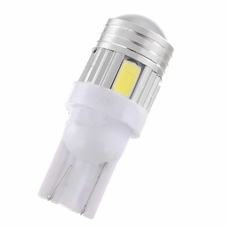 Đèn led 1 bóng 6 SMD T10 12V chuyên thắp sáng nội thất ô tô