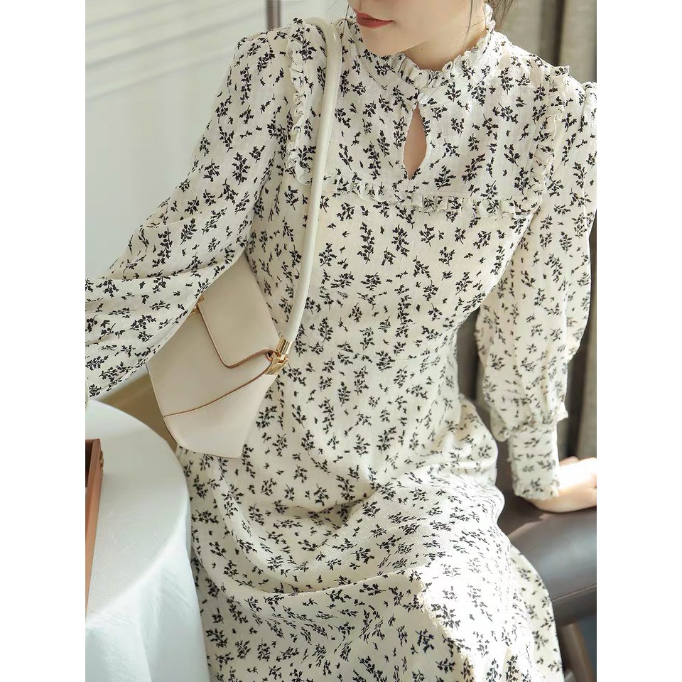 SẴN - Váy hoa nhí cổ tàu vintage quảng châu sang chảnh - Dorita Boutique | BigBuy360 - bigbuy360.vn