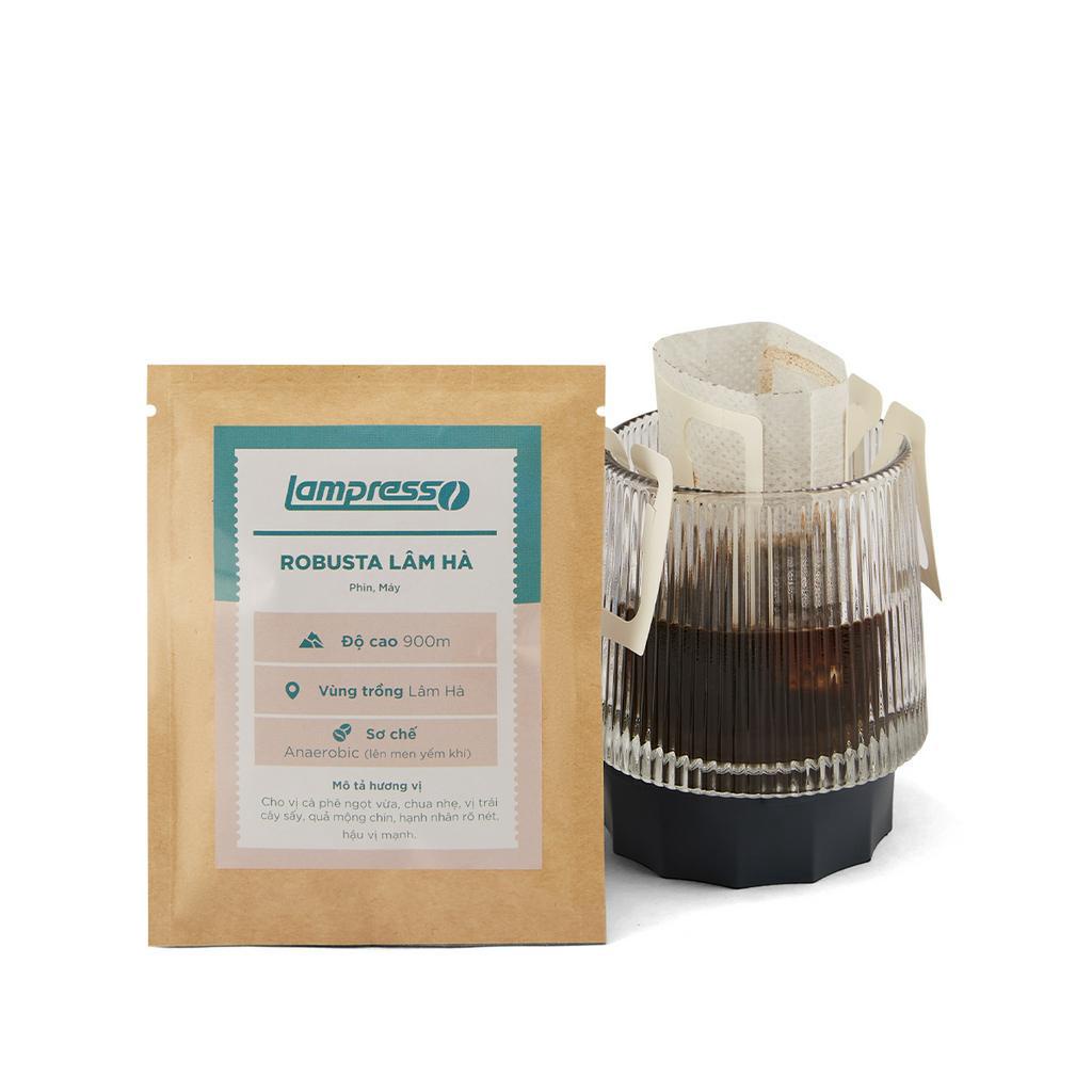 Cà phê phin giấy nguyên chất gói 20g cafe robusta, arabica phù hợp pha khi đi du lịch văn phòng tiện lợi