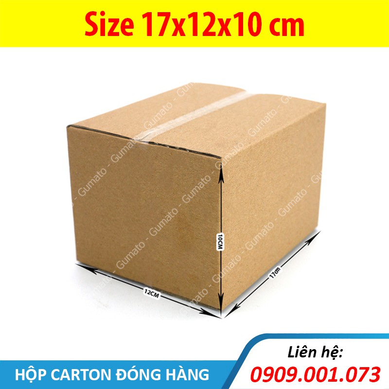 Hộp giấy P37 size 17x12x10 cm, thùng carton gói hàng Everest