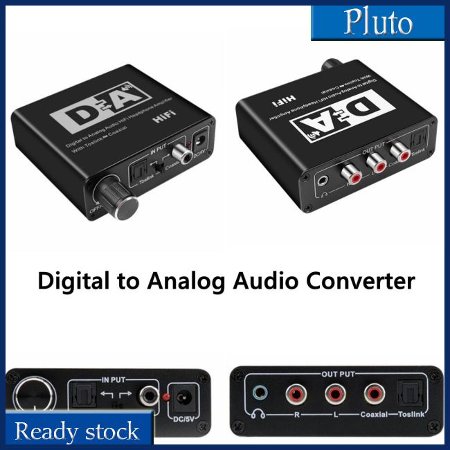 Bộ Chuyển Đổi Âm Thanh Kỹ Thuật Số Mới Với Cáp Quang USB Toslink Sang Analog L/R RCA